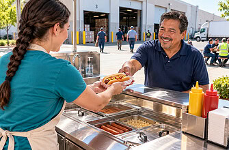 How to Start a Hot Dog Business Before You Buy a Cart 4 hot dog business warehouse lunch