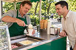 ice cream shop first sale