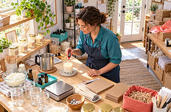 start candle business