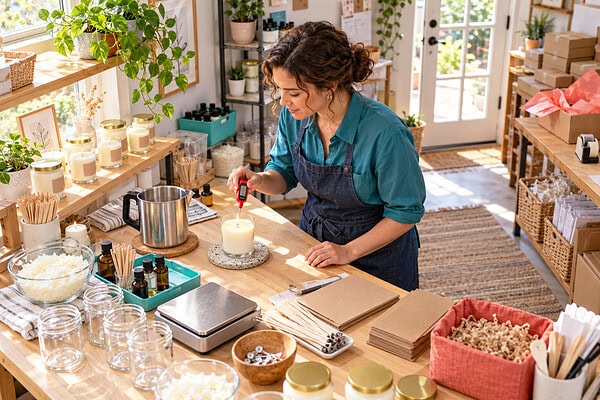 How to Start a Candle Business From First Batch to First Sale
